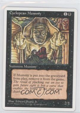 1995 Magic: The Gathering - 4th Edition - [Base] #_CYMU - Cyclopean Mummy