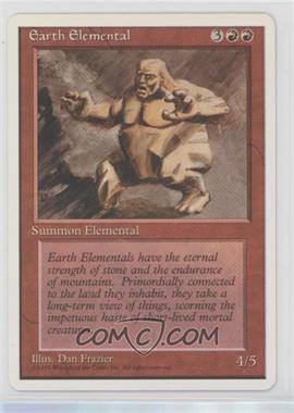 1995 Magic: The Gathering - 4th Edition - [Base] #_EAEL - Earth Elemental