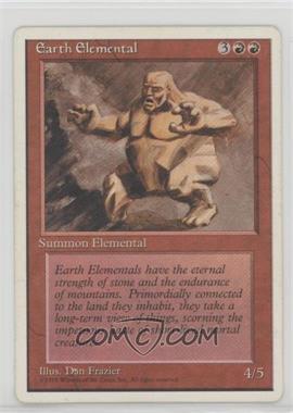 1995 Magic: The Gathering - 4th Edition - [Base] #_EAEL - Earth Elemental