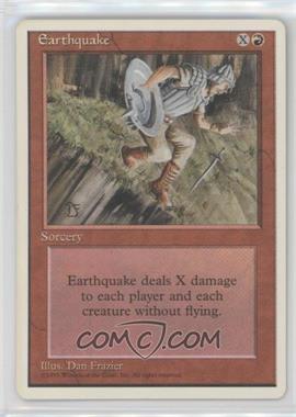 1995 Magic: The Gathering - 4th Edition - [Base] #_EART - Earthquake