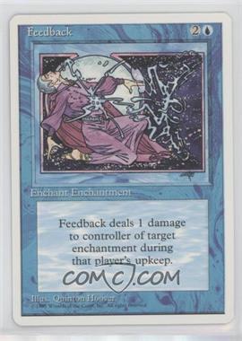 1995 Magic: The Gathering - 4th Edition - [Base] #_FEED - Feedback