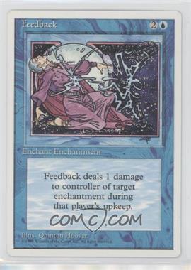 1995 Magic: The Gathering - 4th Edition - [Base] #_FEED - Feedback