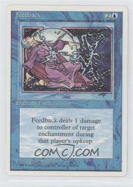 1995 Magic: The Gathering - 4th Edition - [Base] #_FEED - Feedback
