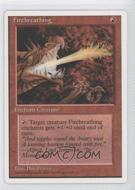 1995 Magic: The Gathering - 4th Edition - [Base] #_FIBR - Firebreathing