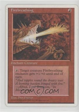 1995 Magic: The Gathering - 4th Edition - [Base] #_FIBR - Firebreathing