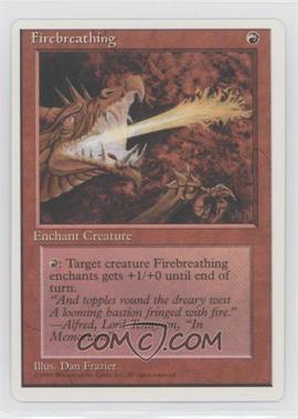 1995 Magic: The Gathering - 4th Edition - [Base] #_FIBR - Firebreathing