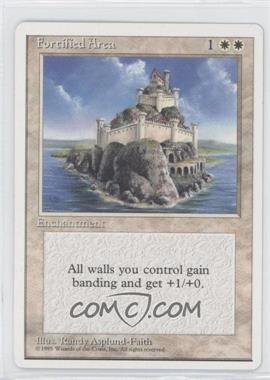 1995 Magic: The Gathering - 4th Edition - [Base] #_FOAR - Fortified Area