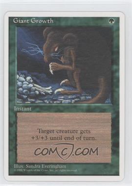 1995 Magic: The Gathering - 4th Edition - [Base] #_GIGR - Giant Growth