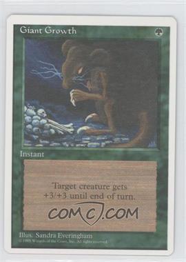 1995 Magic: The Gathering - 4th Edition - [Base] #_GIGR - Giant Growth