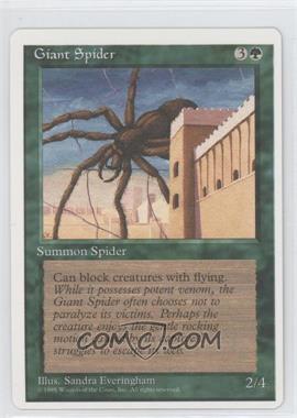 1995 Magic: The Gathering - 4th Edition - [Base] #_GISP - Giant Spider