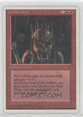 1995 Magic: The Gathering - 4th Edition - [Base] #_GOKI - Goblin King