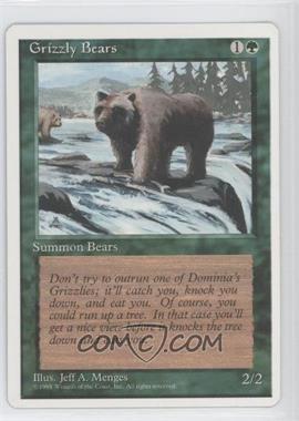 1995 Magic: The Gathering - 4th Edition - [Base] #_GRBE - Grizzly Bears