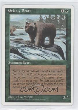 1995 Magic: The Gathering - 4th Edition - [Base] #_GRBE - Grizzly Bears