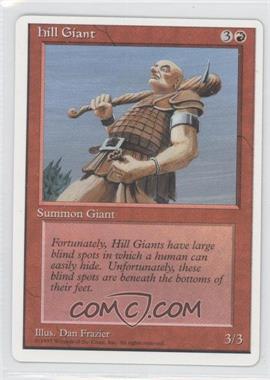 1995 Magic: The Gathering - 4th Edition - [Base] #_HIGI - Hill Giant