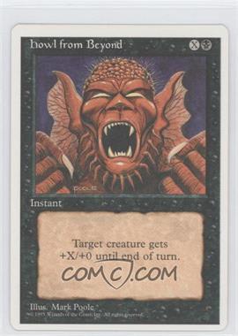 1995 Magic: The Gathering - 4th Edition - [Base] #_HOBE - Howl from Beyond
