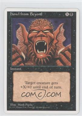 1995 Magic: The Gathering - 4th Edition - [Base] #_HOBE - Howl from Beyond