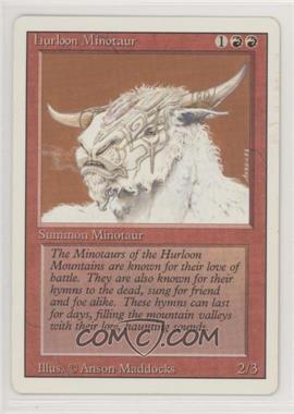 1995 Magic: The Gathering - 4th Edition - [Base] #_HUMI - Hurloon Minotaur