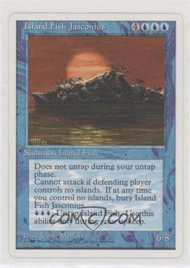 1995 Magic: The Gathering - 4th Edition - [Base] #_IFJA - Island Fish Jasconius