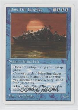 1995 Magic: The Gathering - 4th Edition - [Base] #_IFJA - Island Fish Jasconius