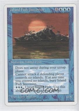 1995 Magic: The Gathering - 4th Edition - [Base] #_IFJA - Island Fish Jasconius