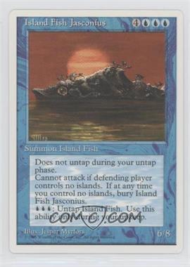 1995 Magic: The Gathering - 4th Edition - [Base] #_IFJA - Island Fish Jasconius