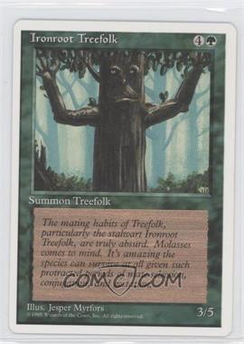 1995 Magic: The Gathering - 4th Edition - [Base] #_IRTR - Ironroot Treefolk