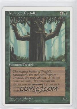 1995 Magic: The Gathering - 4th Edition - [Base] #_IRTR - Ironroot Treefolk