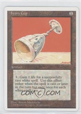 1995 Magic: The Gathering - 4th Edition - [Base] #_IVCU - Ivory Cup