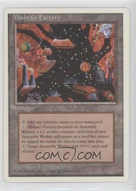 1995 Magic: The Gathering - 4th Edition - [Base] #_MIFA - Mishra's Factory