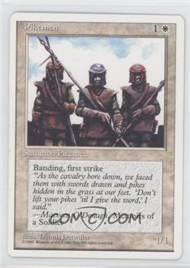 1995 Magic: The Gathering - 4th Edition - [Base] #_PIKE - Pikemen