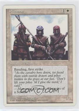 1995 Magic: The Gathering - 4th Edition - [Base] #_PIKE - Pikemen