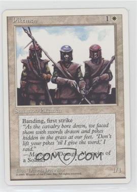 1995 Magic: The Gathering - 4th Edition - [Base] #_PIKE - Pikemen