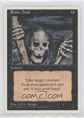 1995 Magic: The Gathering - 4th Edition - [Base] #_RADE - Raise Dead