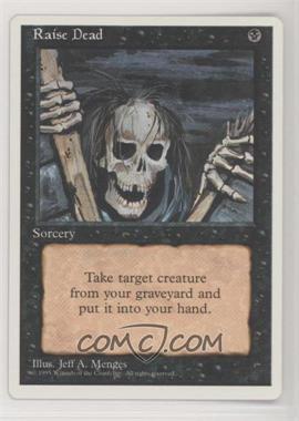 1995 Magic: The Gathering - 4th Edition - [Base] #_RADE - Raise Dead