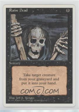 1995 Magic: The Gathering - 4th Edition - [Base] #_RADE - Raise Dead