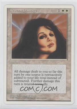 1995 Magic: The Gathering - 4th Edition - [Base] #_REDA - Reverse Damage