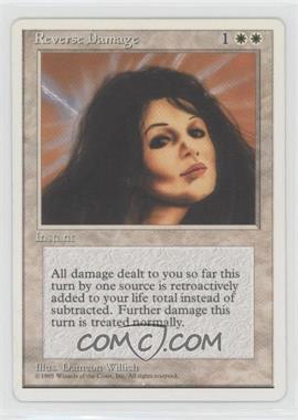 1995 Magic: The Gathering - 4th Edition - [Base] #_REDA - Reverse Damage