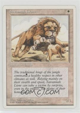 1995 Magic: The Gathering - 4th Edition - [Base] #_SALI - Savannah Lions
