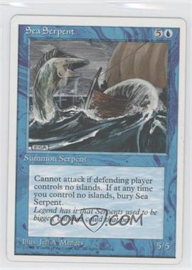 1995 Magic: The Gathering - 4th Edition - [Base] #_SESE - Sea Serpent