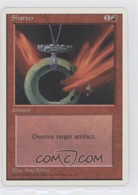 1995 Magic: The Gathering - 4th Edition - [Base] #_SHAT - Shatter