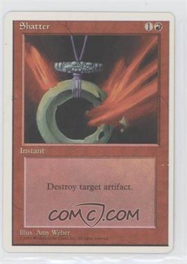 1995 Magic: The Gathering - 4th Edition - [Base] #_SHAT - Shatter