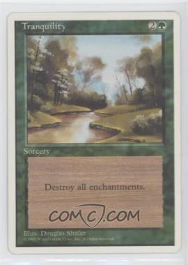 1995 Magic: The Gathering - 4th Edition - [Base] #_TRAN - Tranquility