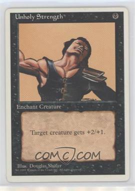 1995 Magic: The Gathering - 4th Edition - [Base] #_UNST - Unholy Strength