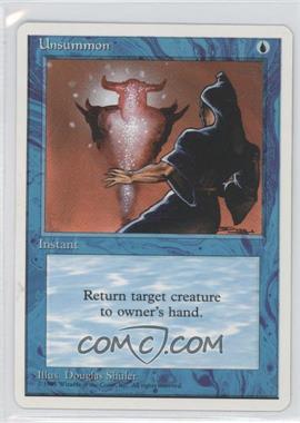 1995 Magic: The Gathering - 4th Edition - [Base] #_UNSU - Unsummon