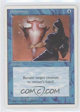 1995 Magic: The Gathering - 4th Edition - [Base] #_UNSU - Unsummon