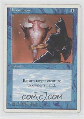 1995 Magic: The Gathering - 4th Edition - [Base] #_UNSU - Unsummon