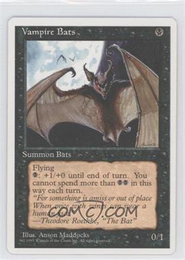1995 Magic: The Gathering - 4th Edition - [Base] #_VABA - Vampire Bats