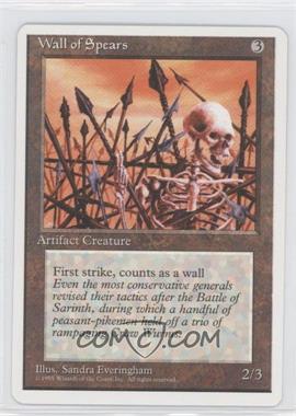 1995 Magic: The Gathering - 4th Edition - [Base] #_WASP - Wall of Spears