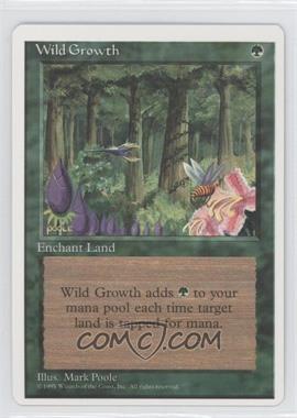 1995 Magic: The Gathering - 4th Edition - [Base] #_WIGR - Wild Growth