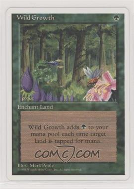1995 Magic: The Gathering - 4th Edition - [Base] #_WIGR - Wild Growth